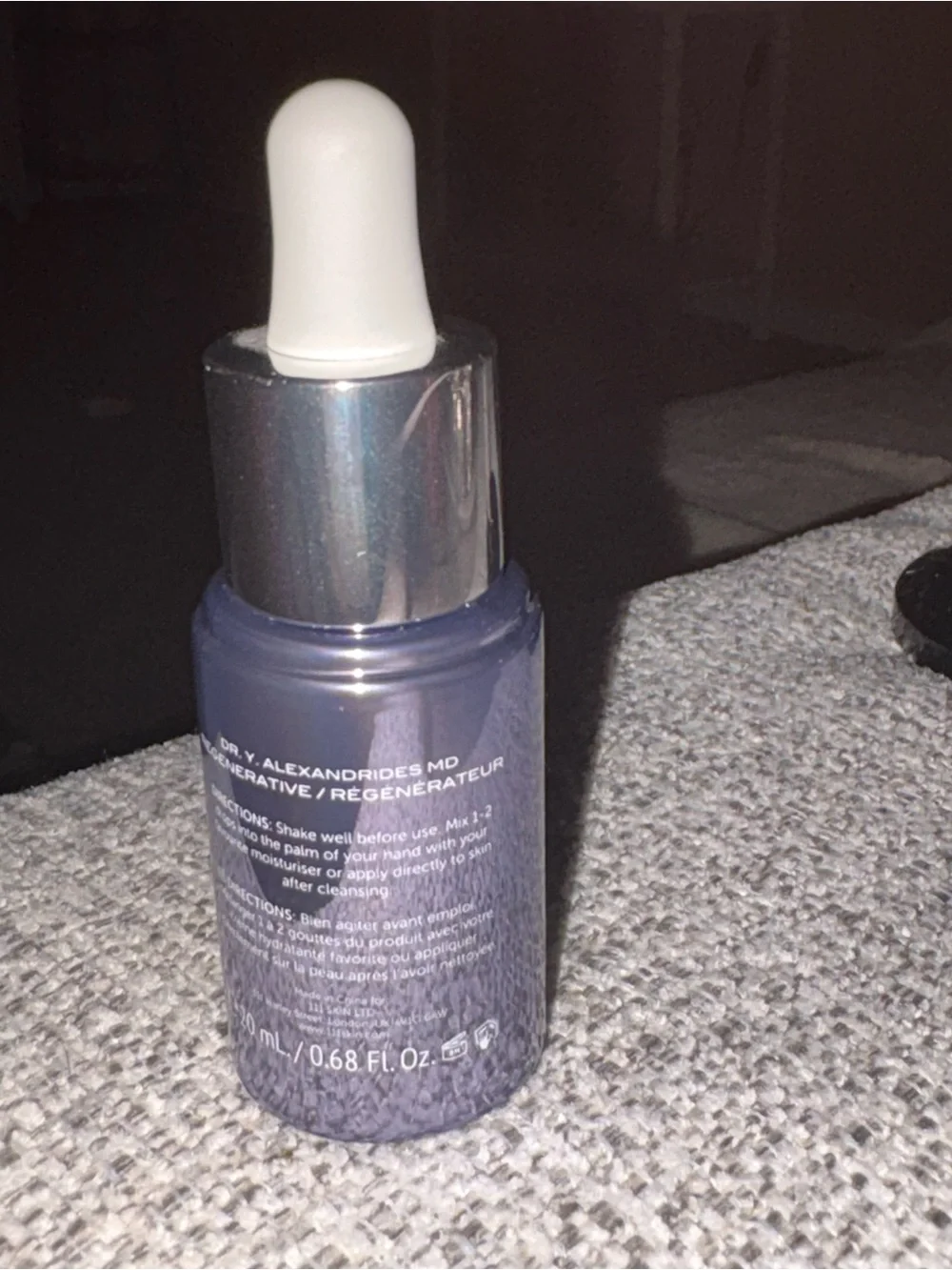 111SKIN Cryo ATP Sports Booster — Purple Bottle with Silver Cap